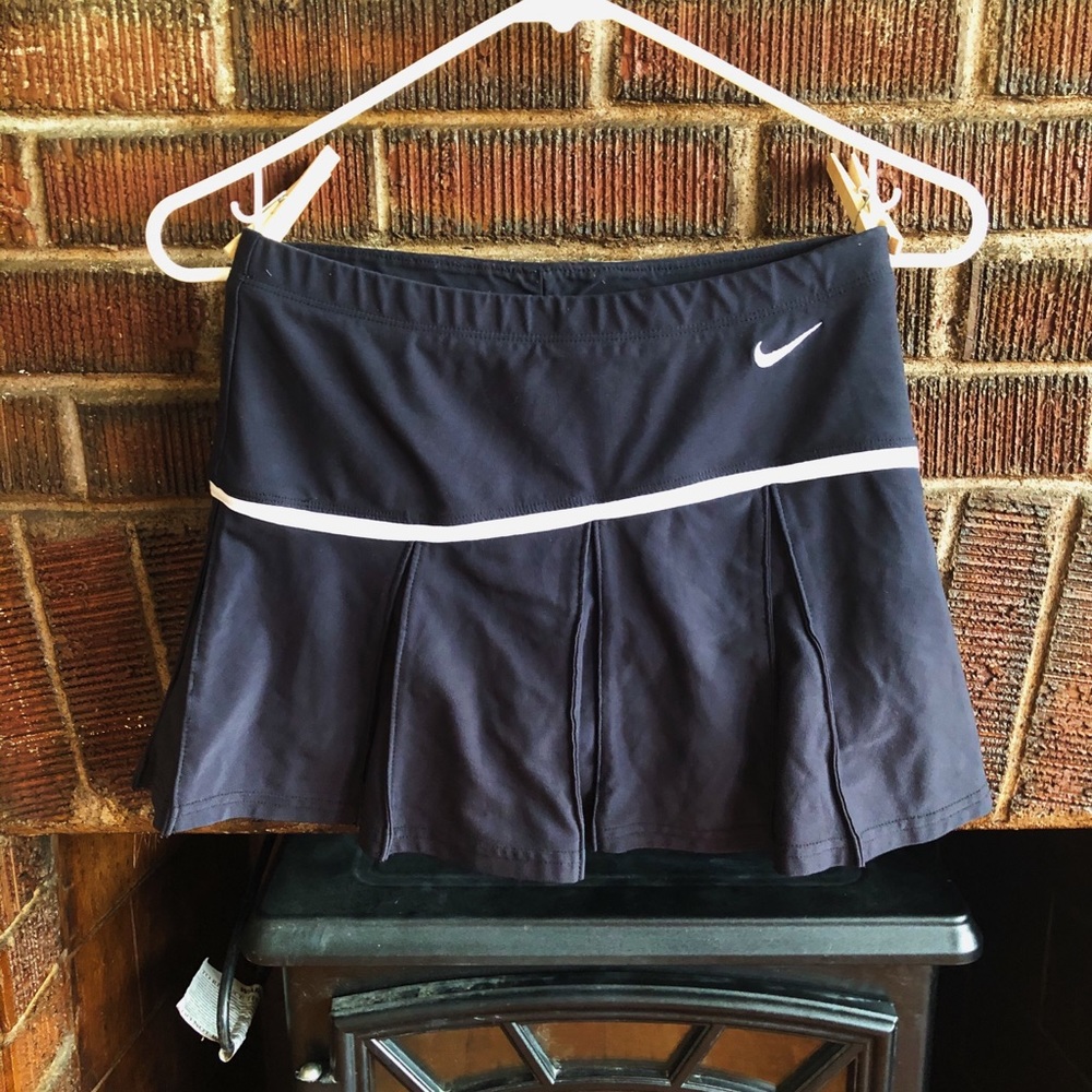 Nike Black Mini Pleated Tennis Skirt Juniors XS